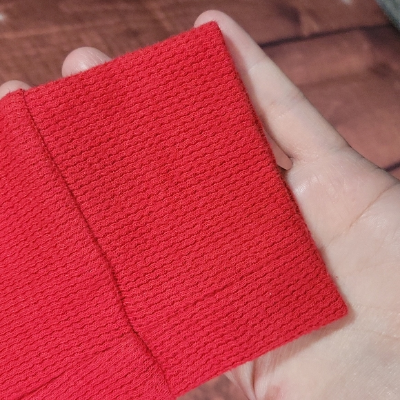 VS PINK Ribbed Longsleeve Top Red Size M - Picture 11 of 12